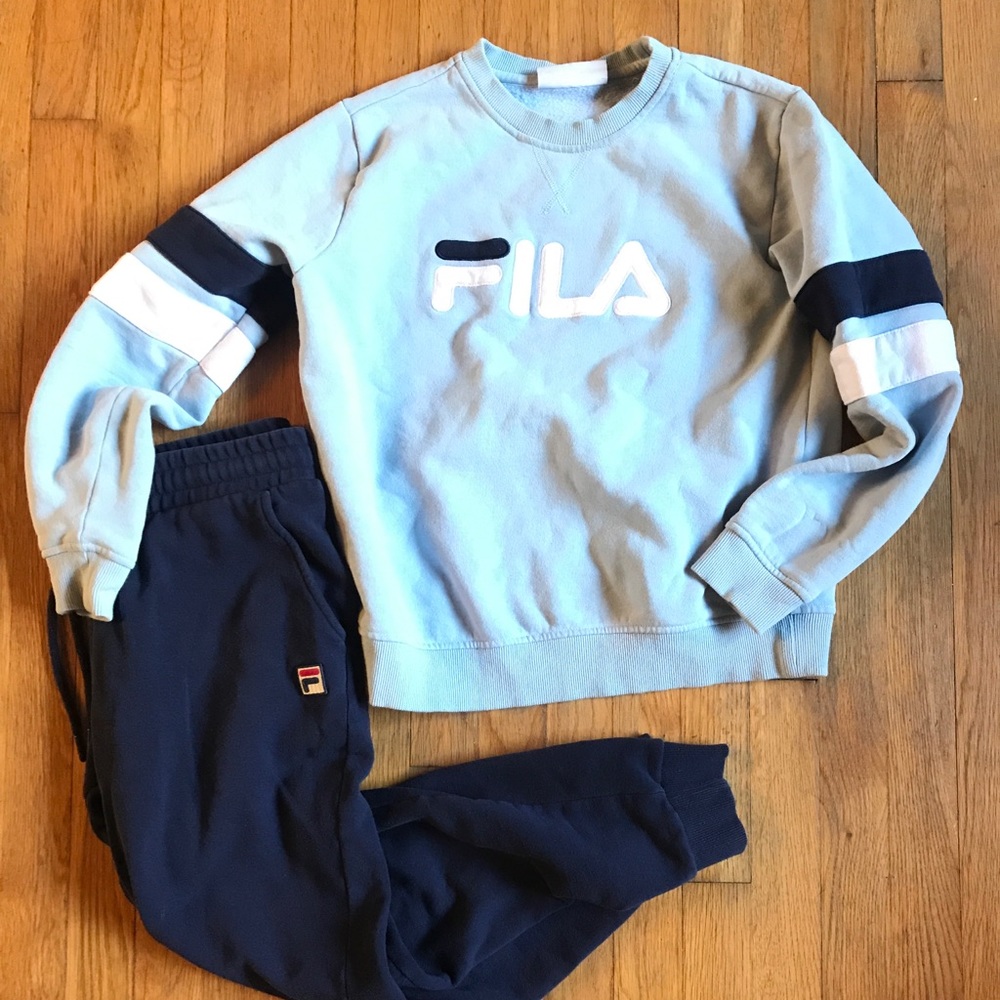 FILA women sweatsuit S jogger sweatshirt set